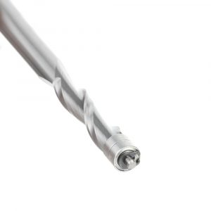 Amana 46197 Solid Carbide UltraTrim Spiral 1/4 Dia x 1 Inch x 1/4 Shank with Double Ball Bearing Up-Cut