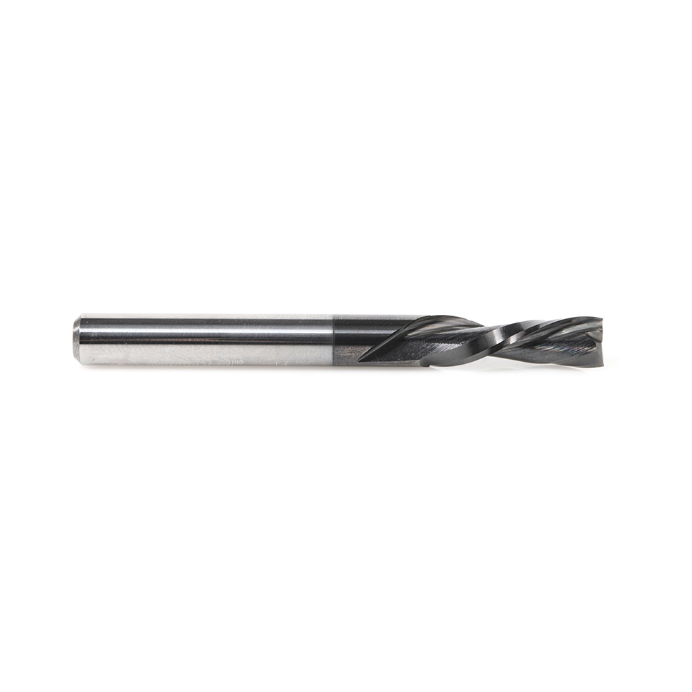 Amana 46202-DLC Solid Carbide Spiral Plunge Diamond-Like Carbon (DLC) Coated for Solid Wood 1/4 Dia x 3/4 x 1/4 Inch Shank Down-Cut