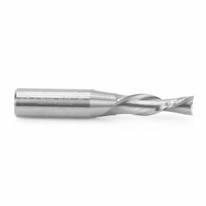 Amana 46204 Solid Carbide Spiral Plunge 3/8 Dia x 1-1/4 x 1/2 Inch Shank Down-Cut