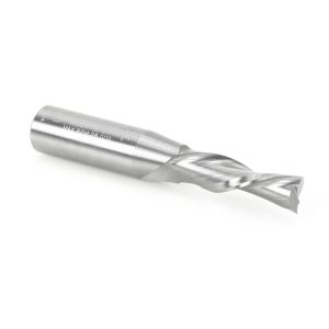 Amana 46204 Solid Carbide Spiral Plunge 3/8 Dia x 1-1/4 x 1/2 Inch Shank Down-Cut