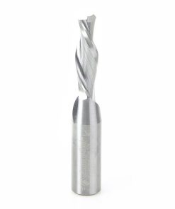 Amana 46204 Solid Carbide Spiral Plunge 3/8 Dia x 1-1/4 x 1/2 Inch Shank Down-Cut