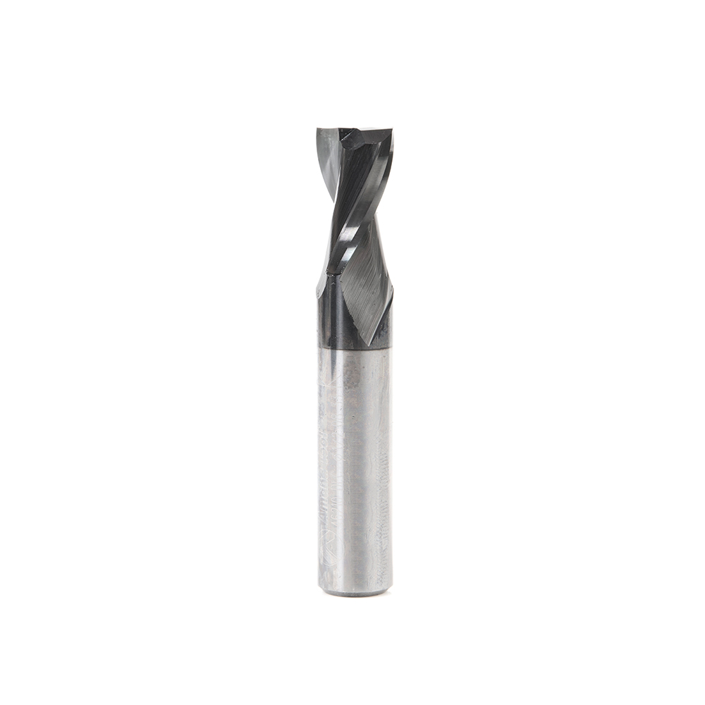 Amana 46210-DLC Solid Carbide Spiral Plunge Diamond-Like Carbon (DLC) Coated for Solid Wood 1/2 Dia x 7/8 x 1/2 Inch Shank Up-Cut