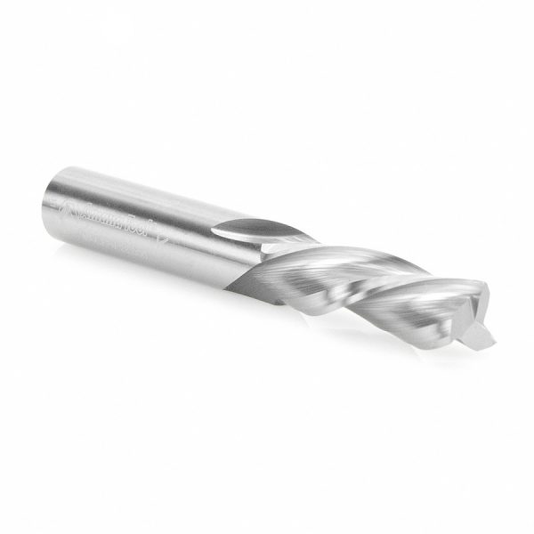 Amana 46216 Solid Carbide Spiral Plunge 1/2 Dia x 1-1/2 x 1/2 Inch Shank Down-Cut, 3-Flute