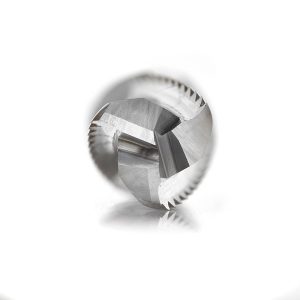 Amana 46223 CNC Solid Carbide Roughing Spiral 3 Flute Chipbreaker 3/8 Dia x 1-1/4 x 3/8 Inch Shank Down-Cut Router Bit