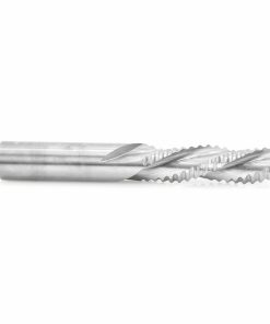Amana 46224 CNC Solid Carbide Roughing Spiral 3 Flute Chipbreaker 1/2 Dia x 1-5/8 x 1/2 Inch Shank Down-Cut Router Bit