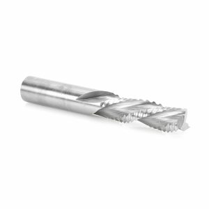 Amana 46224 CNC Solid Carbide Roughing Spiral 3 Flute Chipbreaker 1/2 Dia x 1-5/8 x 1/2 Inch Shank Down-Cut Router Bit