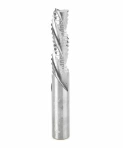 Amana 46224 CNC Solid Carbide Roughing Spiral 3 Flute Chipbreaker 1/2 Dia x 1-5/8 x 1/2 Inch Shank Down-Cut Router Bit