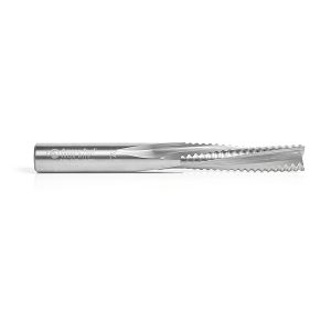 Amana 46226 CNC Solid Carbide Roughing Spiral 3 Flute Chipbreaker 1/2 Dia x 2 Inch x 1/2 Shank Down-Cut Router Bit