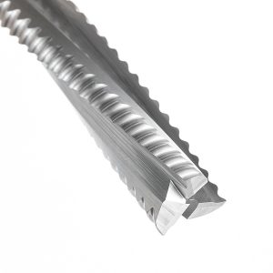 Amana 46226 CNC Solid Carbide Roughing Spiral 3 Flute Chipbreaker 1/2 Dia x 2 Inch x 1/2 Shank Down-Cut Router Bit