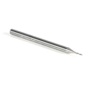 Amana 46229 Solid Carbide Spiral Plunge 1/32 Dia x 1/8 x 1/8 Shank x 2 Inch Long Down-Cut