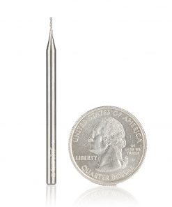 Amana 46229 Solid Carbide Spiral Plunge 1/32 Dia x 1/8 x 1/8 Shank x 2 Inch Long Down-Cut