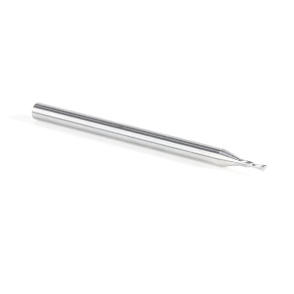 Amana 46231 Solid Carbide Spiral Plunge 3/64 Dia x 1/8 x 1/8 Shank x 2 Inch Long Down-Cut
