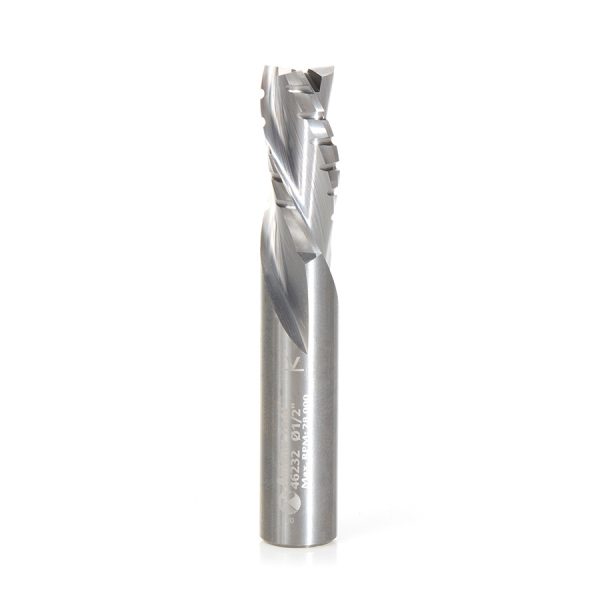 Amana 46232 CNC Solid Carbide Spiral Flute Roughing/Finishing with Chipbreaker 1/2 Dia x 1-1/8 x 1/2 Inch Shank Down-Cut Router Bit