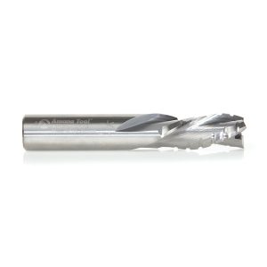 Amana 46232 CNC Solid Carbide Spiral Flute Roughing/Finishing with Chipbreaker 1/2 Dia x 1-1/8 x 1/2 Inch Shank Down-Cut Router Bit