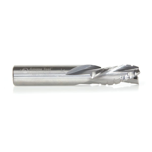 Amana 46232 CNC Solid Carbide Spiral Flute Roughing/Finishing with Chipbreaker 1/2 Dia x 1-1/8 x 1/2 Inch Shank Down-Cut Router Bit