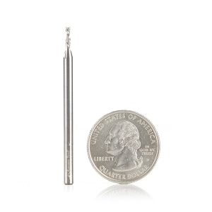 Amana 46237 Solid Carbide Spiral Plunge 1/16 Dia x 3/16 x 1/8 Shank x 2 Inch Long Down-Cut