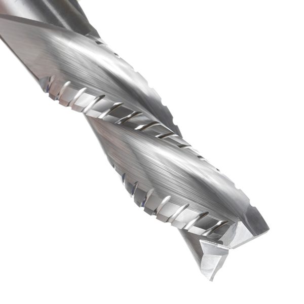 Amana 46238 CNC Solid Carbide Spiral Flute Roughing/Finishing with Chipbreaker 3/4 Dia x 2-1/4 x 3/4 Shank Down-Cut Router Bit