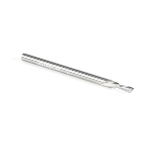 Amana 46239 Solid Carbide Spiral Plunge 3/32 Dia x 1/4 x 1/8 Shank x 2 Inch Long Down-Cut