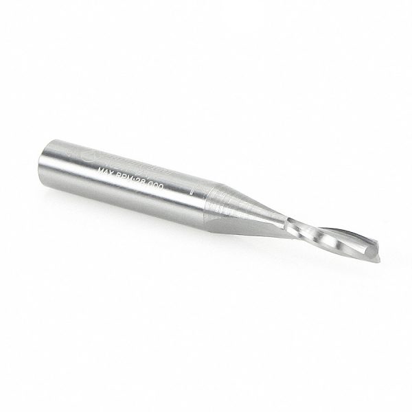 Amana 46241 Solid Carbide Spiral Plunge for Solid Wood 1/8 Dia x 1/2 x 1/4 Inch Shank Up-Cut