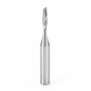 Amana 46241 Solid Carbide Spiral Plunge for Solid Wood 1/8 Dia x 1/2 x 1/4 Inch Shank Up-Cut