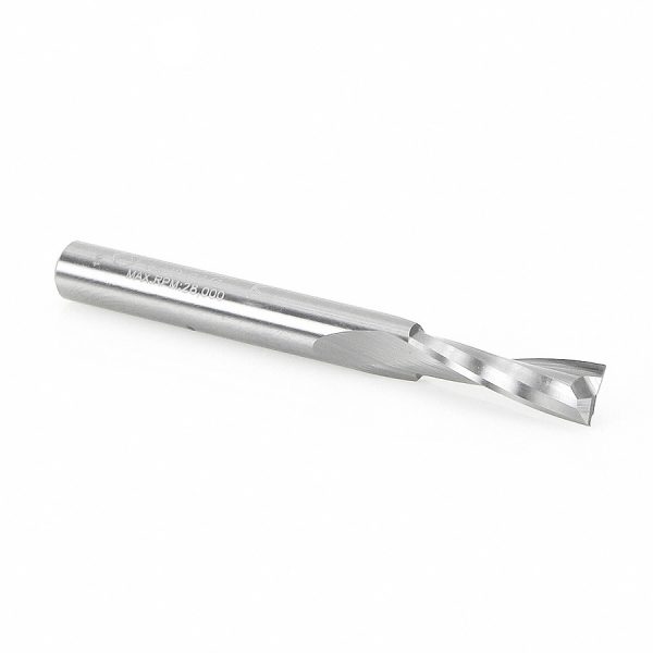 Amana 46249 Solid Carbide Spiral Plunge for Solid Wood 1/4 Dia x 3/4 x 1/4 Inch Shank Up-Cut