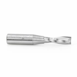 Amana 46257 Solid Carbide Spiral Plunge for Solid Wood 3/8 Dia x 1-1/4 x 1/2 Inch Shank Up-Cut