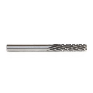 Amana 46262 Solid Carbide CNC Spiral Carbon Graphite & Carbon Fiber Panel Cutting 3/16 Dia x 5/8 x 3/16 Shank x 2 Inch Long Down-Cut Router Bit