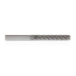Amana 46265 Solid Carbide CNC Spiral Carbon Graphite & Carbon Fiber Panel Cutting 1/4 Dia x 1-1/2 x 1/4 Shank x 3 Inch Long Down-Cut Router Bit
