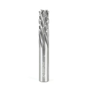 Amana 46267 Solid Carbide CNC Carbon Graphite & Spiral Carbon Fiber Panel Cutting 1/2 Dia x 1-1/8 x 1/2 Shank x 3-1/2 Inch Long Down-Cut Router Bits