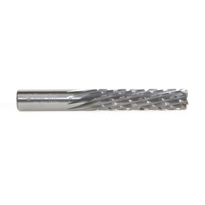 Amana 46268 Solid Carbide CNC Spiral Carbon Graphite & Carbon Fiber Cutting 1/2 Dia x 2-1/8 x 1/2 Shank x 4 Inch Long Down-Cut Router Bit