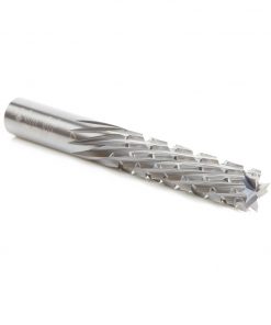Amana 46268 Solid Carbide CNC Spiral Carbon Graphite & Carbon Fiber Cutting 1/2 Dia x 2-1/8 x 1/2 Shank x 4 Inch Long Down-Cut Router Bit