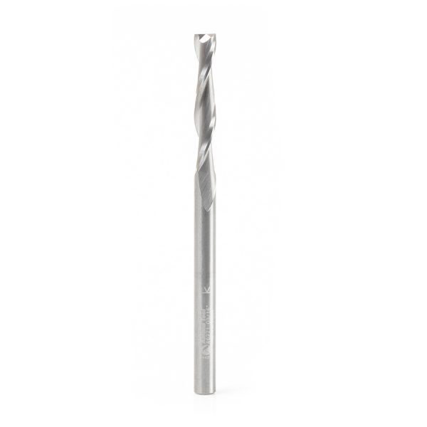 Amana 46271 Solid Carbide CNC Foam Cutting Up-Cut Square End Spiral 3/16 Dia x 1-1/8 x 3/16 Shank x 3 Inch Long Router Bit