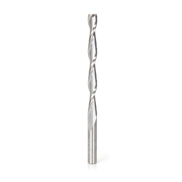 Amana 46277 Solid Carbide CNC Foam Cutting Up-Cut Square End Spiral 3/8 Dia x 4 x 3/8 Shank x 6 Inch Long Router Bit