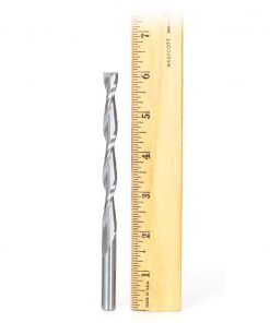 Amana 46277 Solid Carbide CNC Foam Cutting Up-Cut Square End Spiral 3/8 Dia x 4 x 3/8 Shank x 6 Inch Long Router Bit