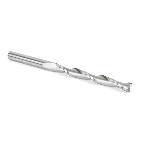Amana 46278 Solid Carbide CNC Foam Cutting Up-Cut Square End Spiral 3/8 Dia x 3-1/2 x 3/8 Shank x 6 Inch Long Router Bit