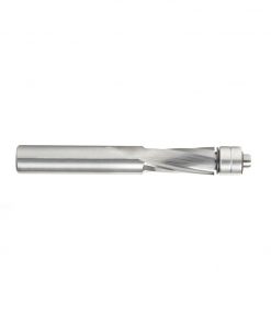 Amana 46300 Solid Carbide UltraTrim Spiral 1/2 Dia x 1-1/4 x 1/2 Inch Shank with Double Lower Ball Bearing Up-Cut