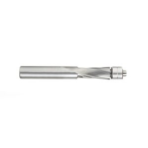 Amana 46300 Solid Carbide UltraTrim Spiral 1/2 Dia x 1-1/4 x 1/2 Inch Shank with Double Lower Ball Bearing Up-Cut