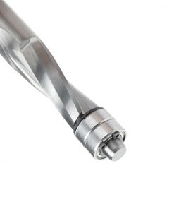 Amana 46300 Solid Carbide UltraTrim Spiral 1/2 Dia x 1-1/4 x 1/2 Inch Shank with Double Lower Ball Bearing Up-Cut