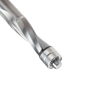 Amana 46300 Solid Carbide UltraTrim Spiral 1/2 Dia x 1-1/4 x 1/2 Inch Shank with Double Lower Ball Bearing Up-Cut
