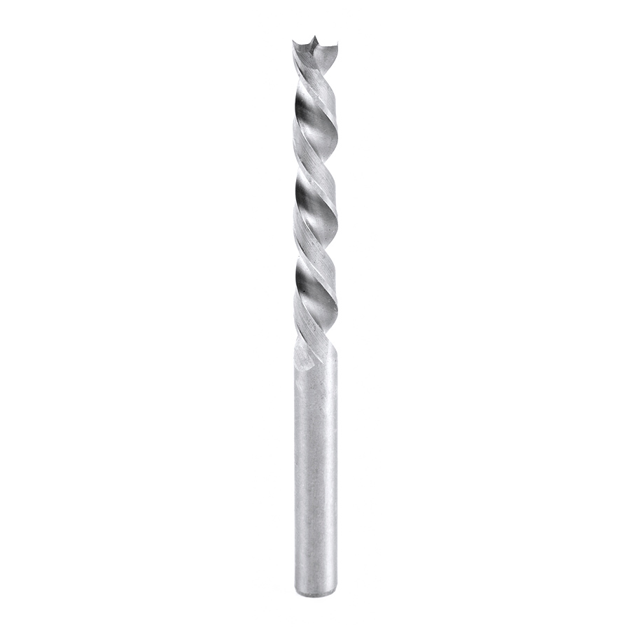 Amana 463004 Solid Carbide Drill Bit L/H 4mm Dia x 55mm Long x 4mm Shank