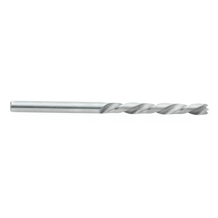 Amana 463032 Solid Carbide Drill Bit L/H 3.2mm Dia x 55mm Long x 3.2mm Shank