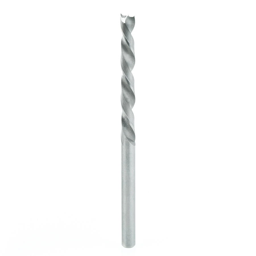 Amana 463032 Solid Carbide Drill Bit L/H 3.2mm Dia x 55mm Long x 3.2mm Shank