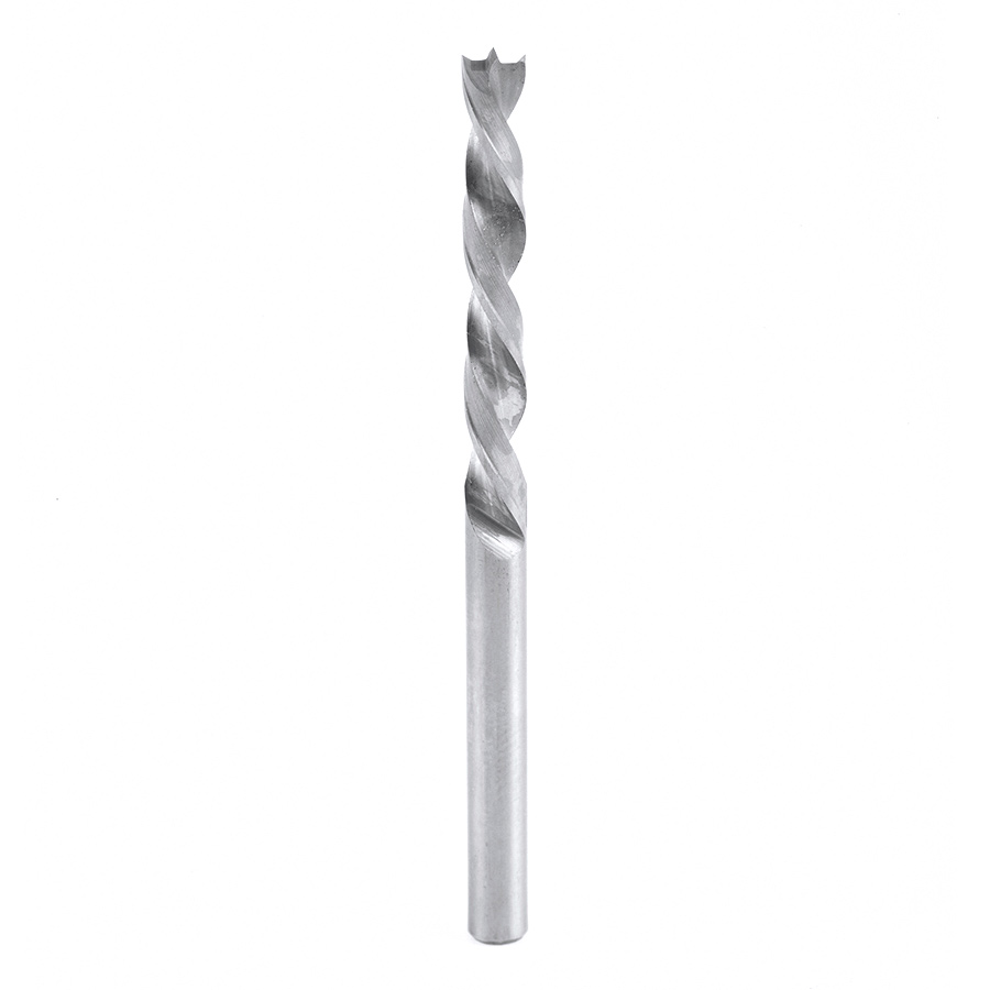 Amana 463035 Solid Carbide Drill Bit L/H 3.5mm Dia x 55mm Long x 3.5mm Shank