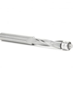 Amana 46304 Solid Carbide UltraTrim Spiral 1/2 Dia x 2 Inch x 1/2 Shank with Double Lower Ball Bearing Up-Cut