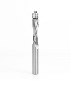 Amana 46304 Solid Carbide UltraTrim Spiral 1/2 Dia x 2 Inch x 1/2 Shank with Double Lower Ball Bearing Up-Cut