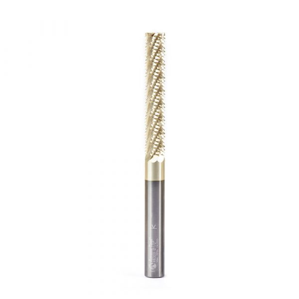 Amana 46309 CNC Solid Carbide ZrN Coated Honeycomb Cutting Hogger 1/2 Dia x 3 x 1/2 Shank x 3 Inch Long x 8-Flute