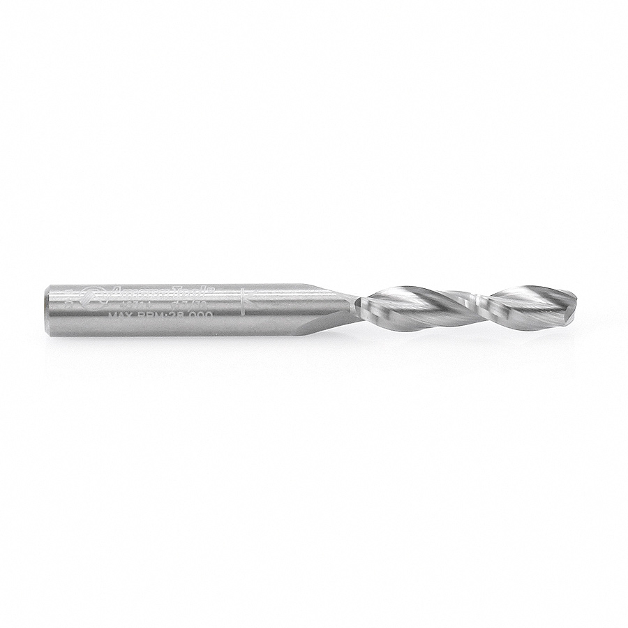 Amana 46314 Solid Carbide Spiral Plunge 7/32 Dia x 1 Inch x 1/4 Shank Up-Cut