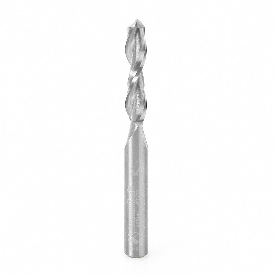 Amana 46314 Solid Carbide Spiral Plunge 7/32 Dia x 1 Inch x 1/4 Shank Up-Cut