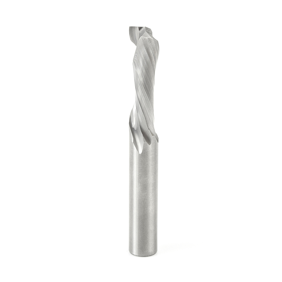 Amana 46324 CNC Solid Carbide Compression Spiral for Solid Wood 3/8 Dia x 7/8 x 3/8 Shank x 3 Inch Long Single Flute Router Bit