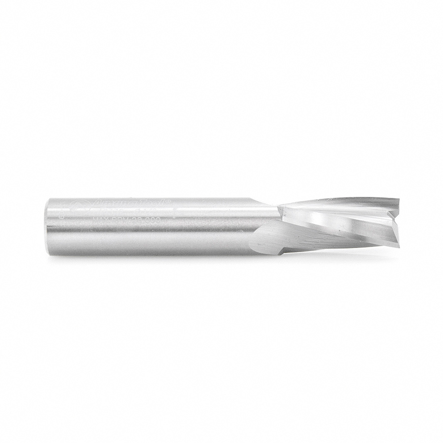 Amana 46332 Solid Carbide Slow Spiral Flute Plunge 1/2 Dia x 1 Inch x 1/2 Shank Router Bit